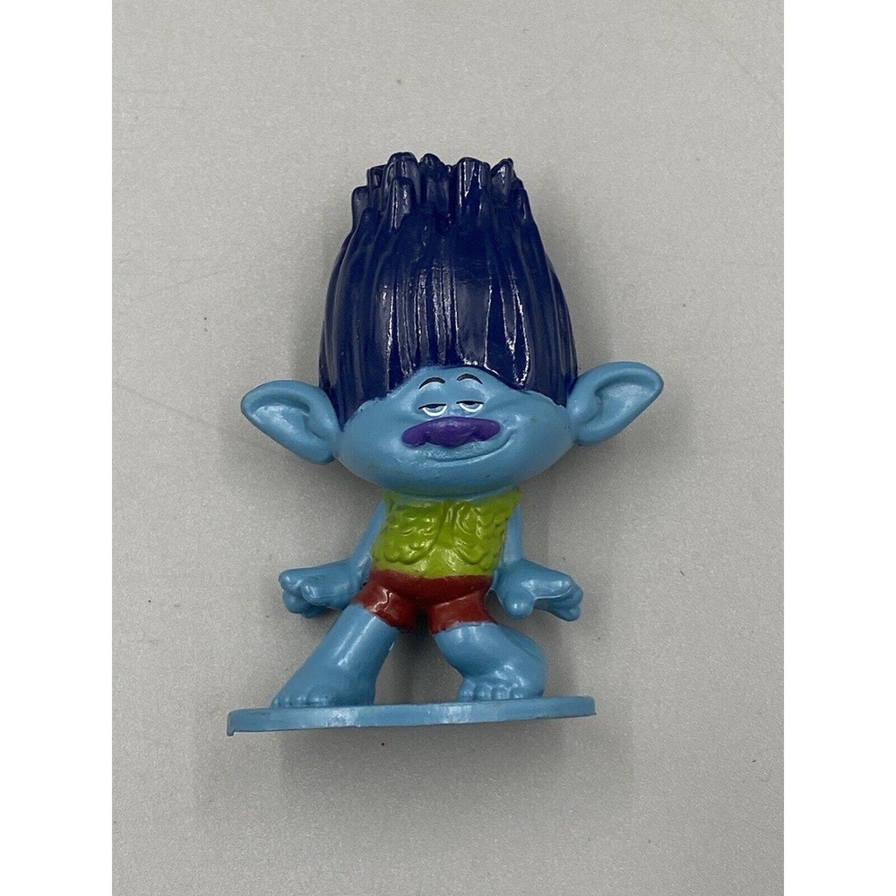 Dream‎ Works Trolls 2” Blue Troll PVC Figure Cake Topper DWA
